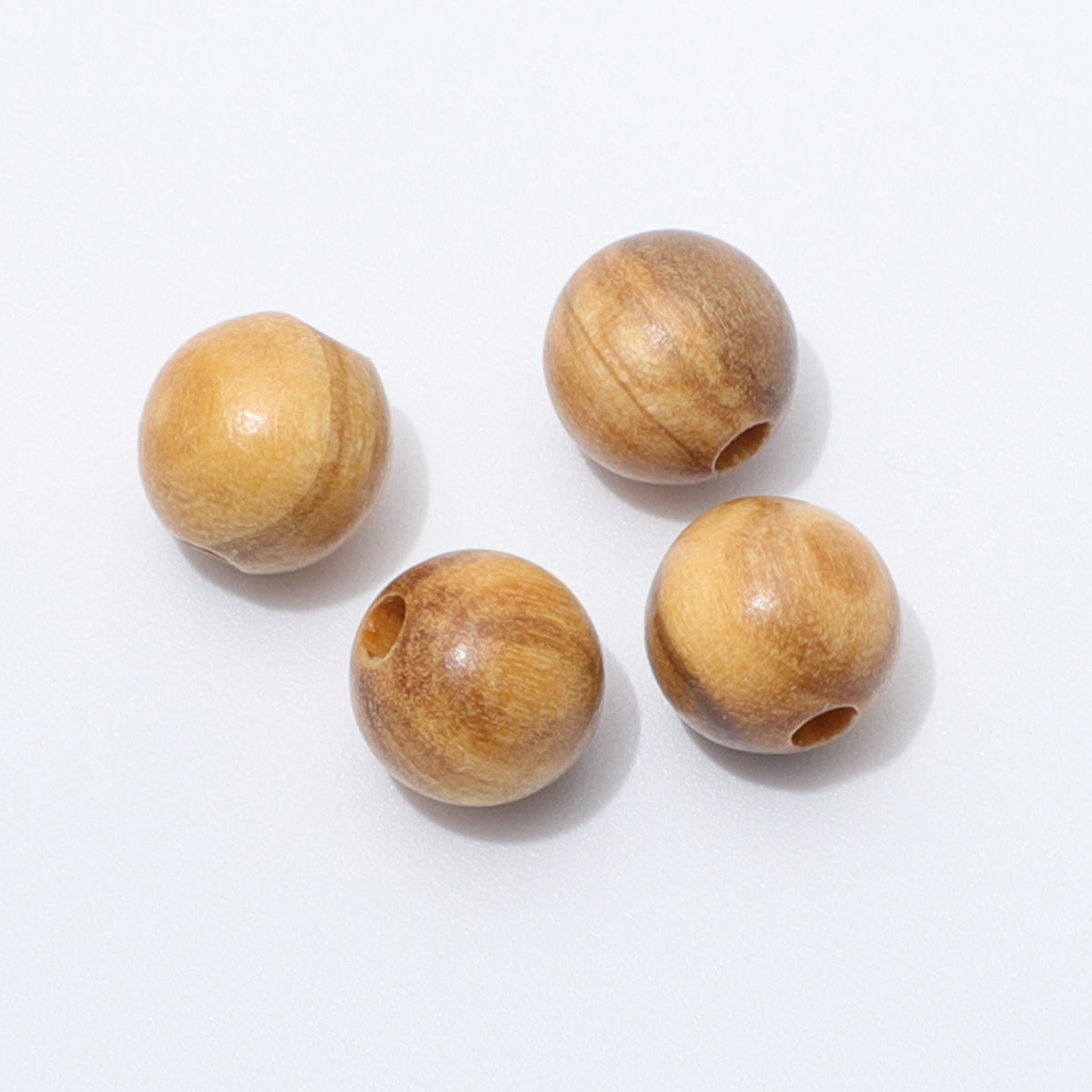 Olive wood round beads
