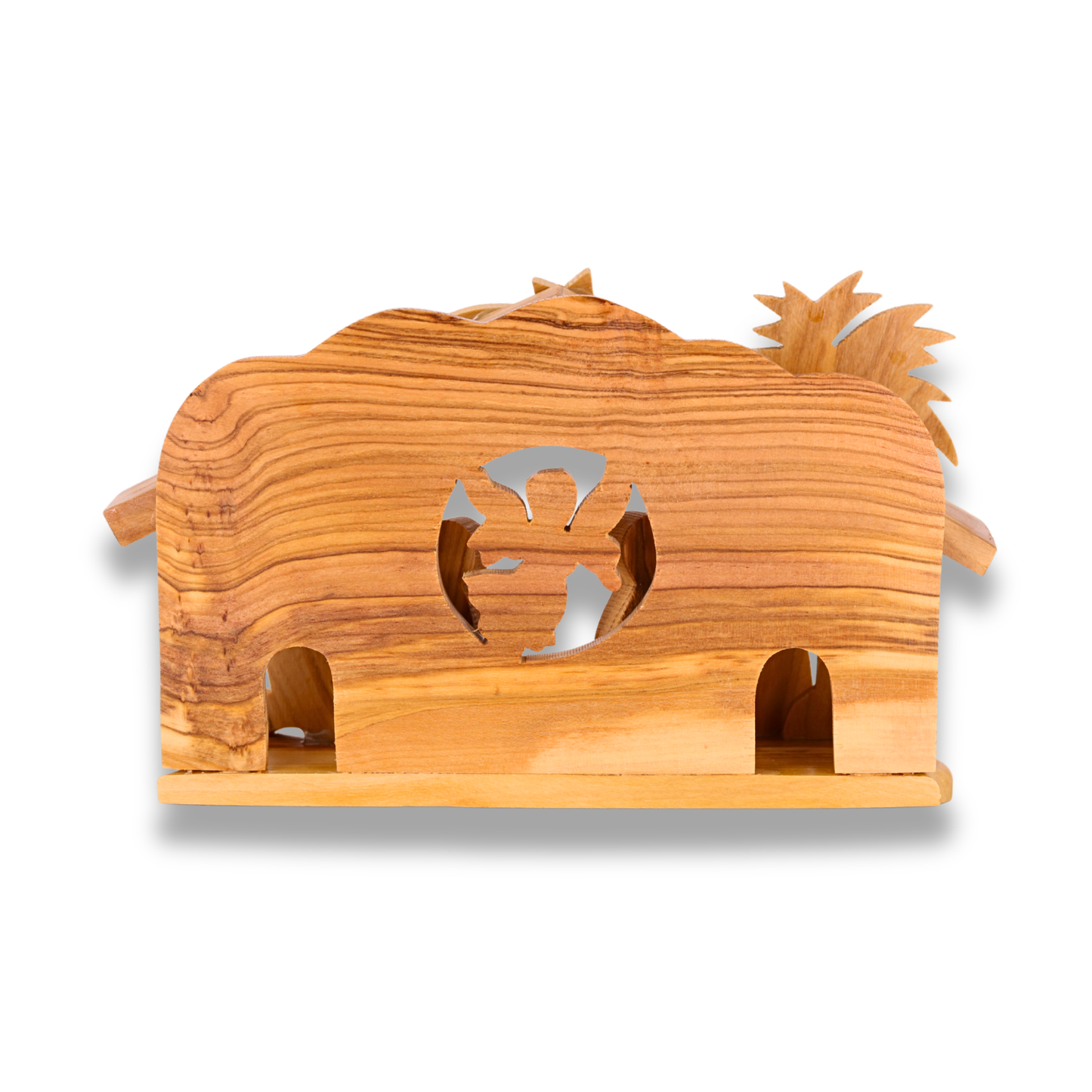 Angel Olive Wood Nativity Scene Back