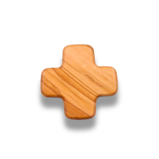 Equanimity Olive Wood Cross Magnet