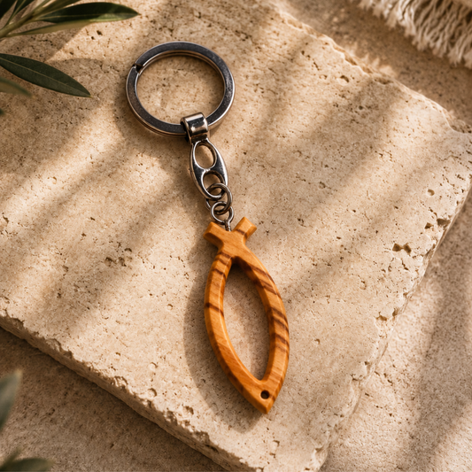 Ichthus Pendant Keychain