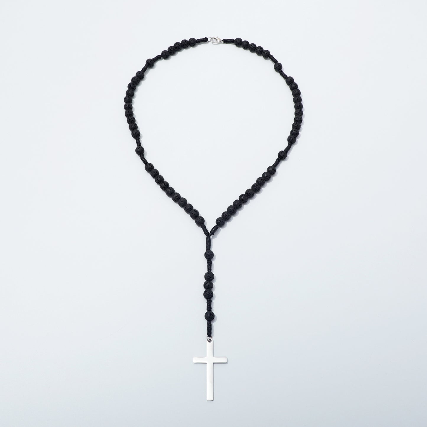 Lava Stone Rosary Full Length