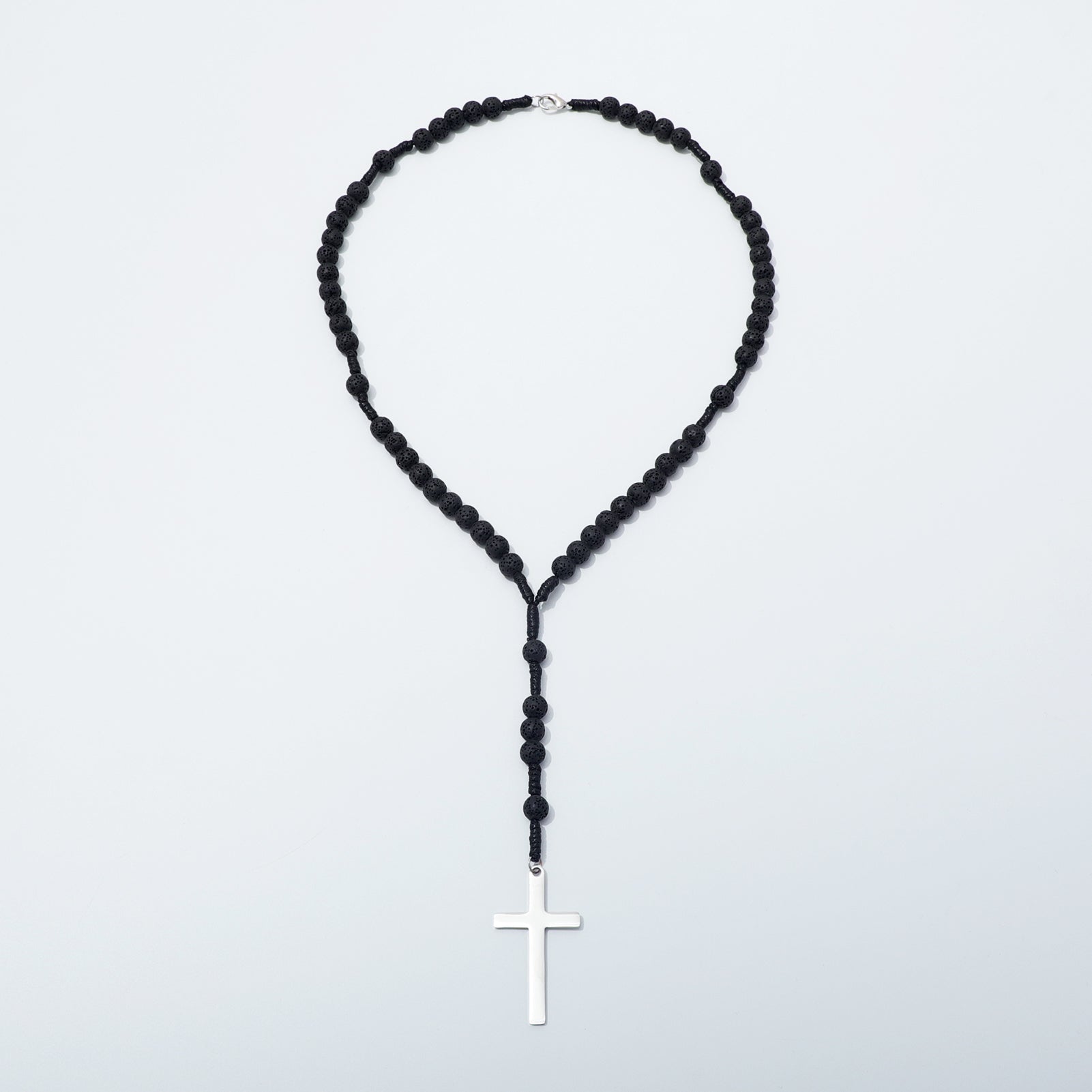 Lava Stone Rosary Full Length
