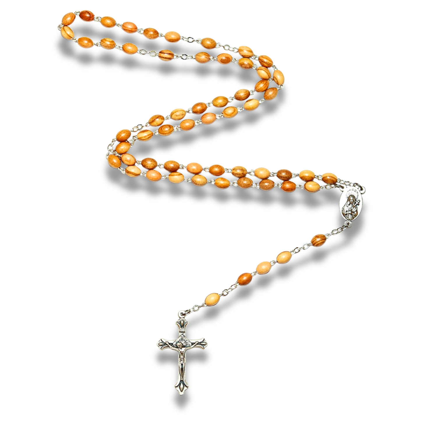 Maria Olive Wood Rosary
