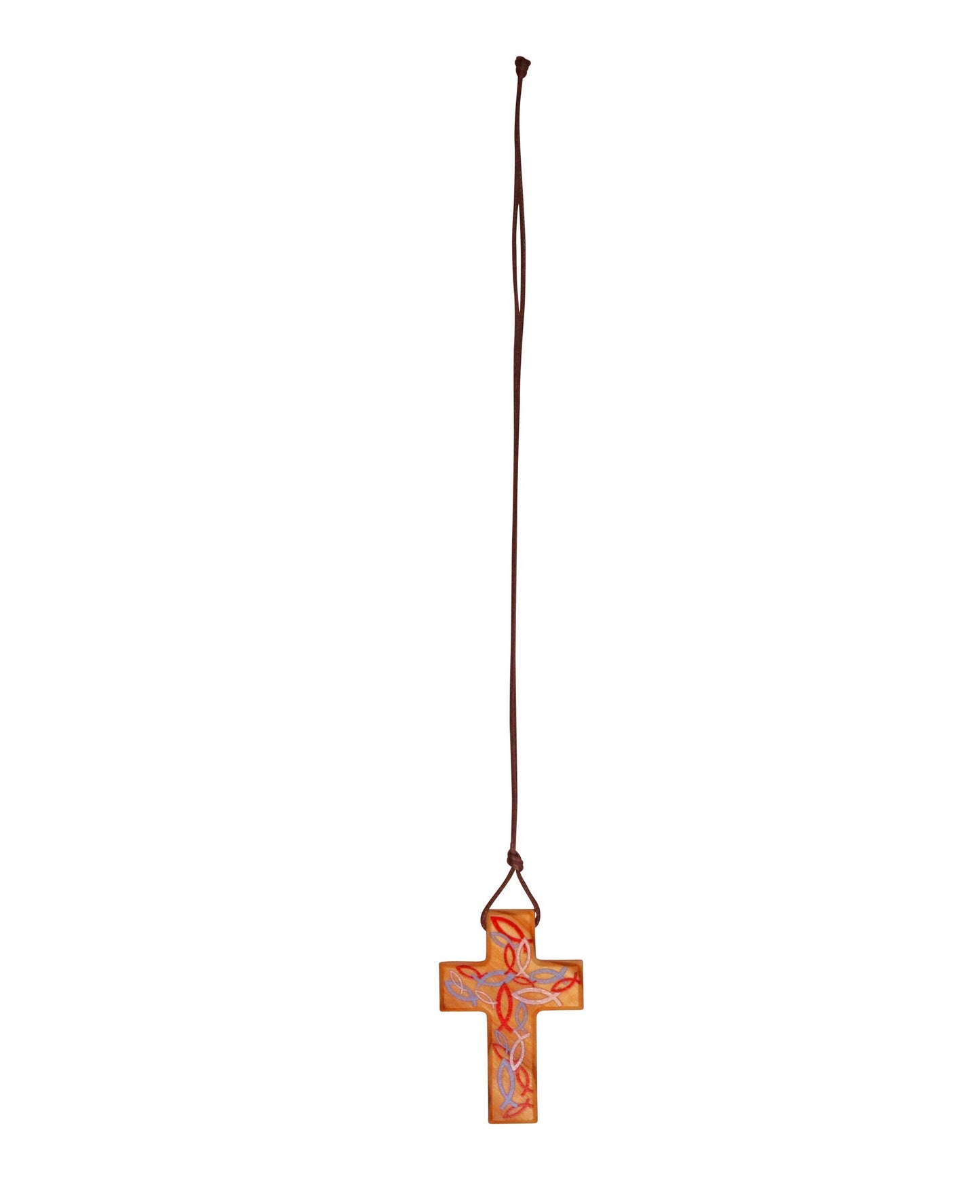 Handcrafted Sea of Galilee Faith Cross Pendant