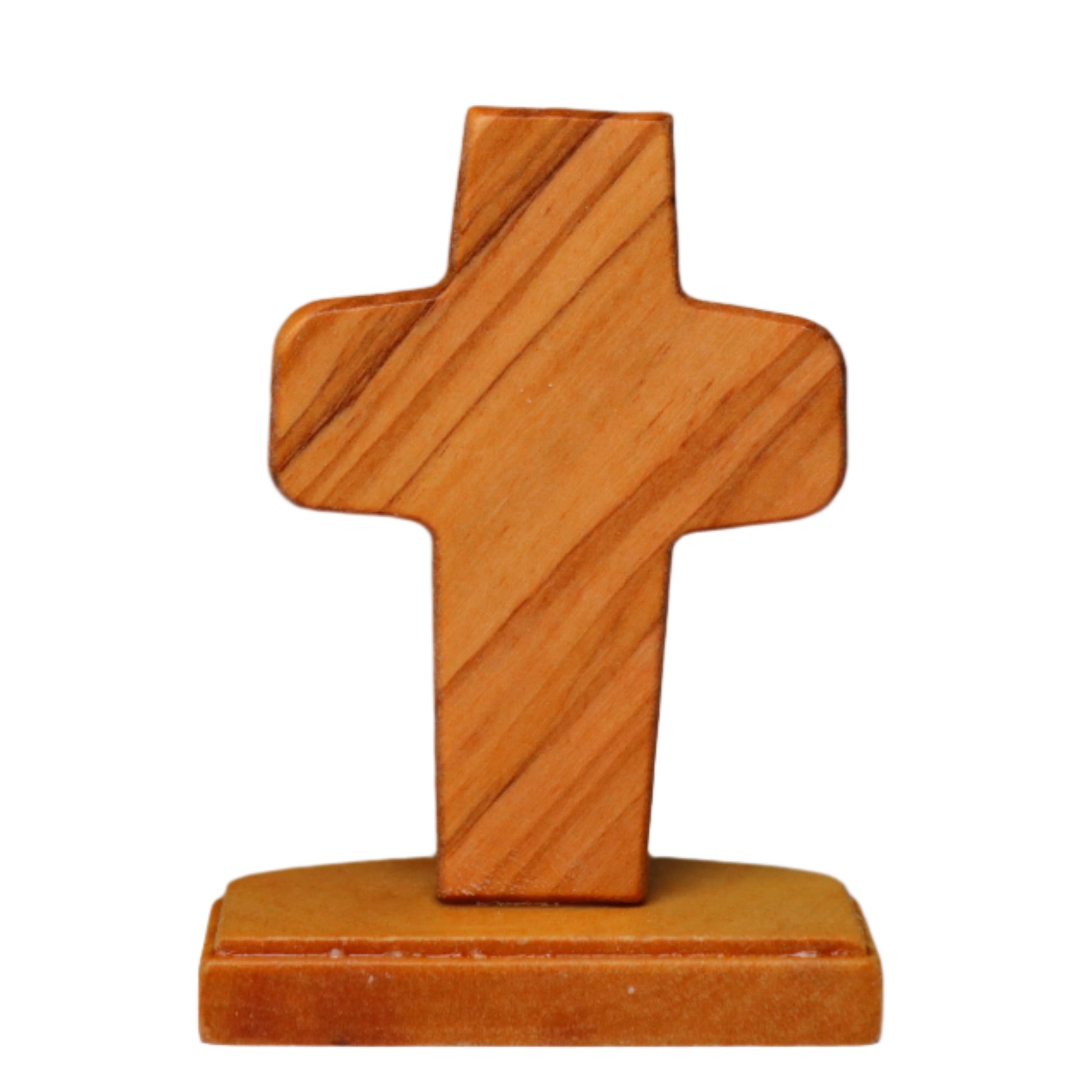 Shepherd's Olive Wood Cross Backside