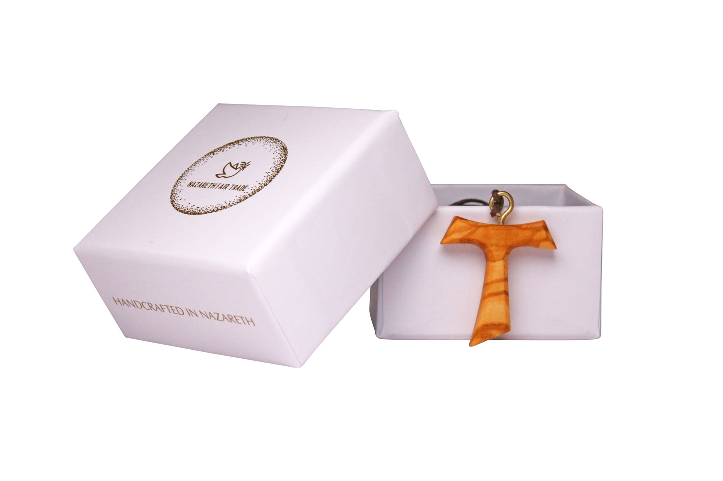 Tau of Harmony Cross Necklace Outside Gift Box