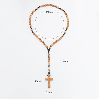 Classic Olive Wood Five-Decade Rosary