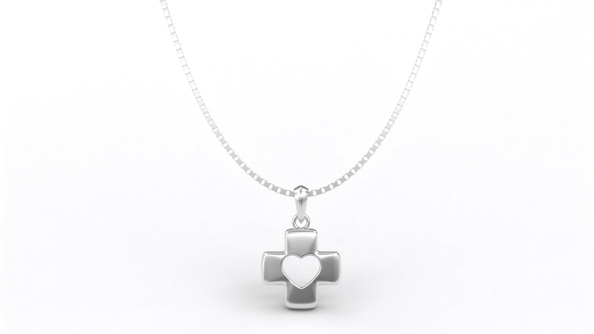 Ahavah Sterling Silver Necklace Close Up