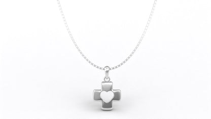 Ahavah Sterling Silver Necklace Close Up