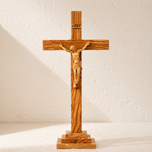 Olive Wood Altar Crucifix
