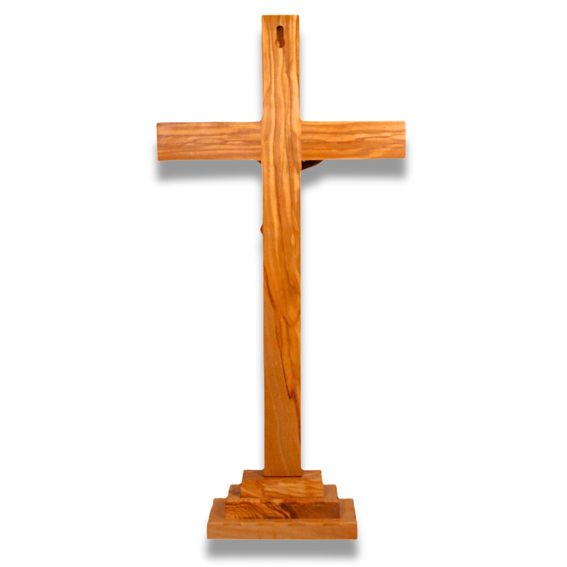 Altar Olive Wood Crucifix Backside