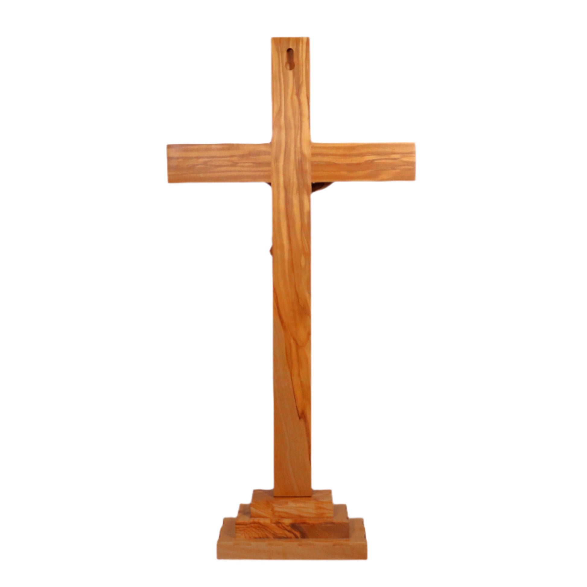 Altar Olive Wood Crucifix Backside