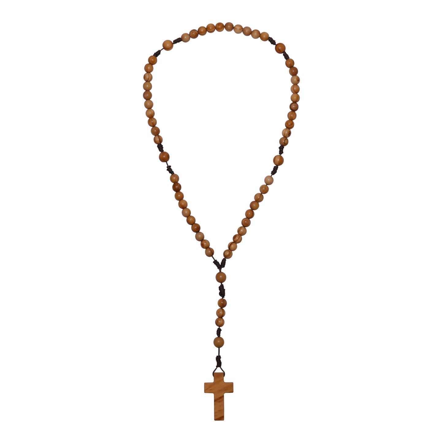 Galilee Olive Wood Rosary 10mm