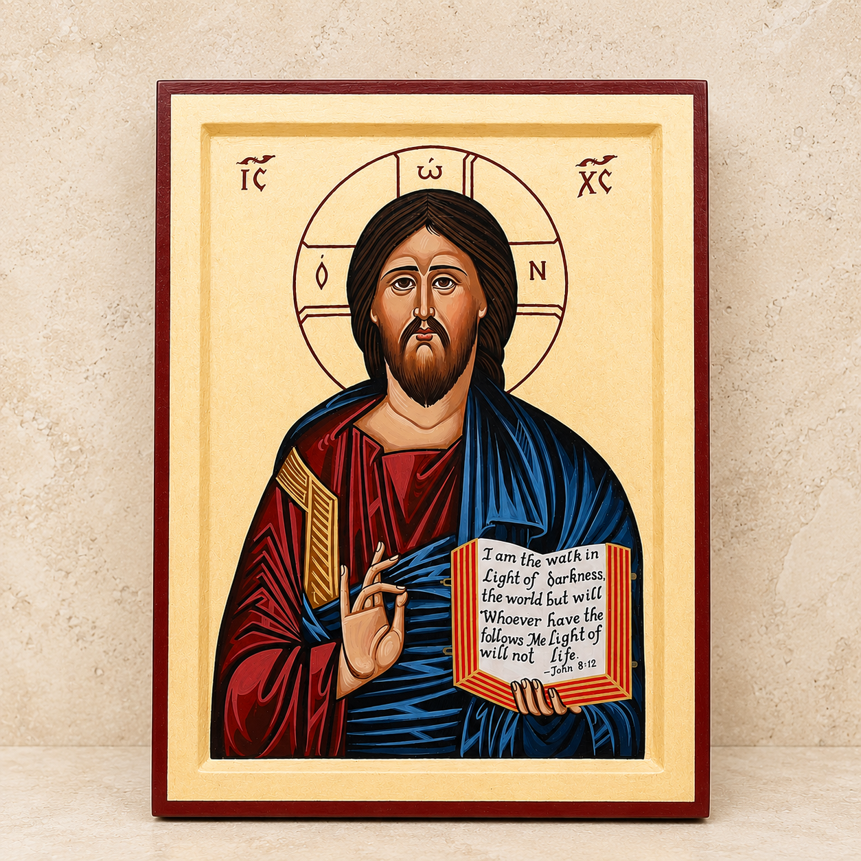 Hand-painted Christ of Nazareth Icon