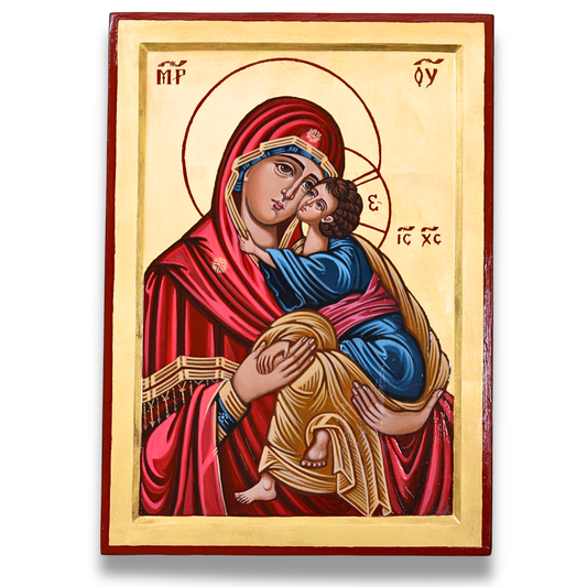 Hand-painted Theotokos Orthodox Icon