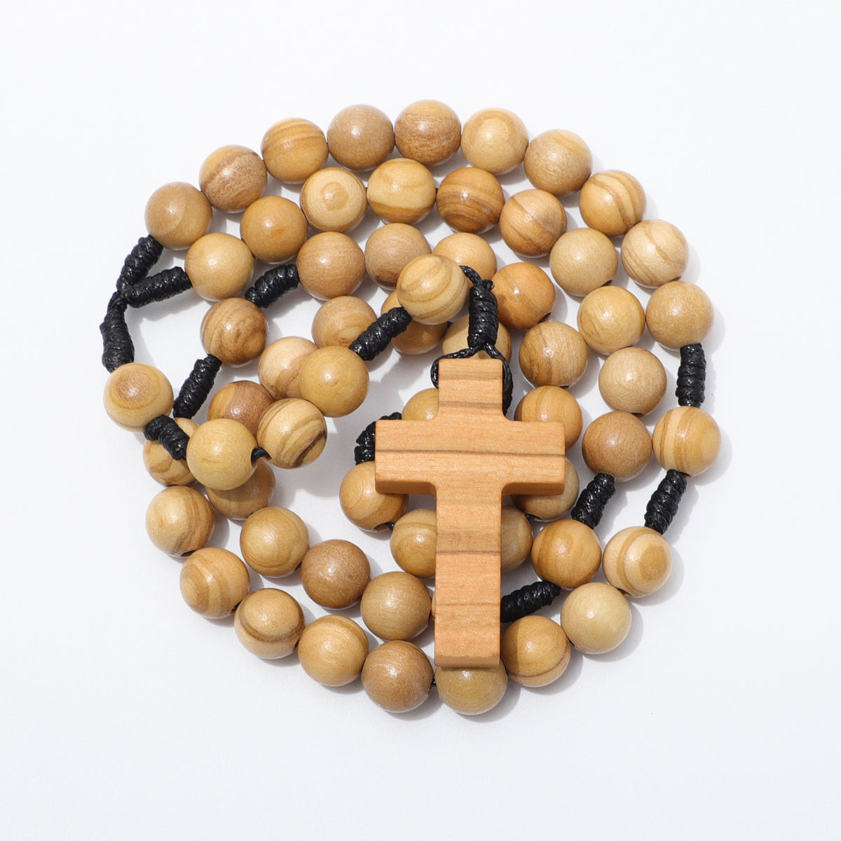 Classic Olive Wood Five-Decade Rosary