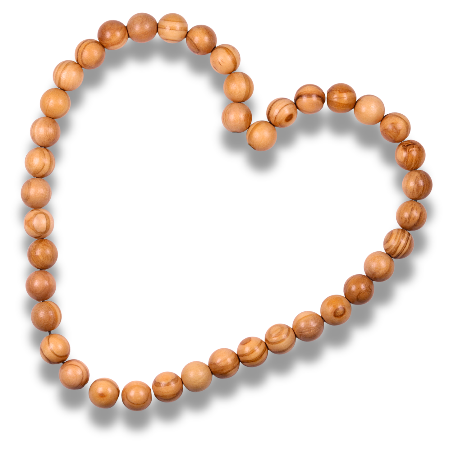 Large Olive Wood Round Beads