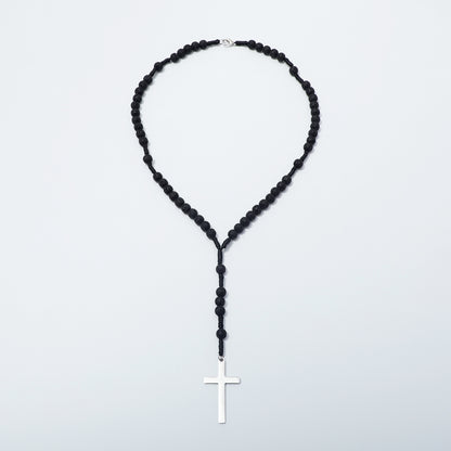 Lava Stone Rosary Full Length