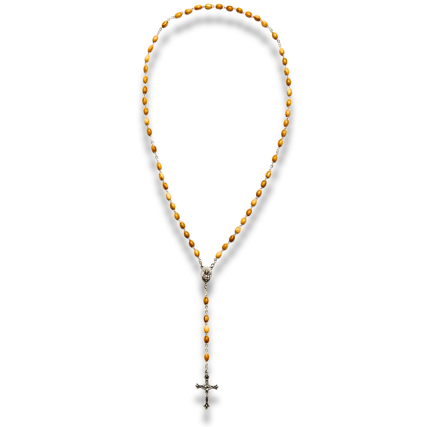 Maria Olive Wood Rosary