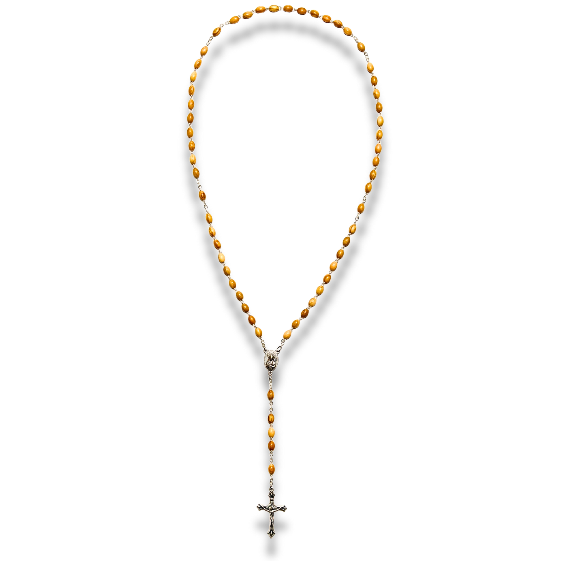 Maria Olive Wood Rosary