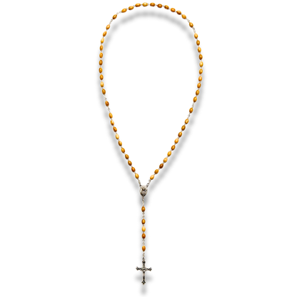 Maria Olive Wood Rosary
