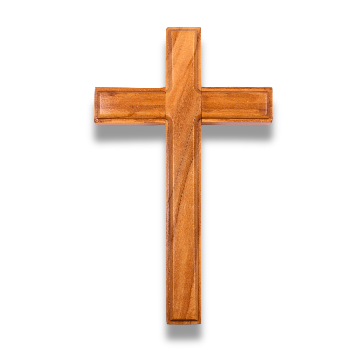 Minimal Olive Wood Wall Cross