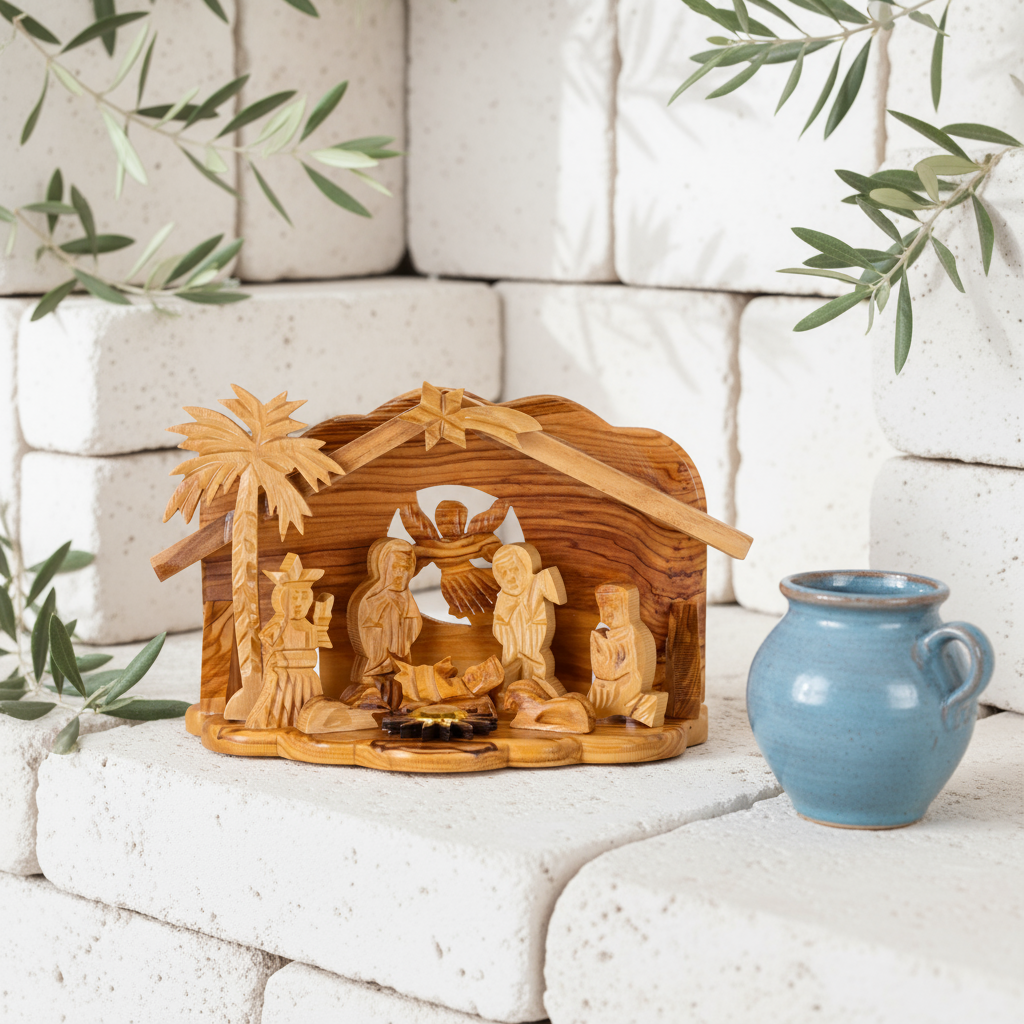 Angel Nativity Scene