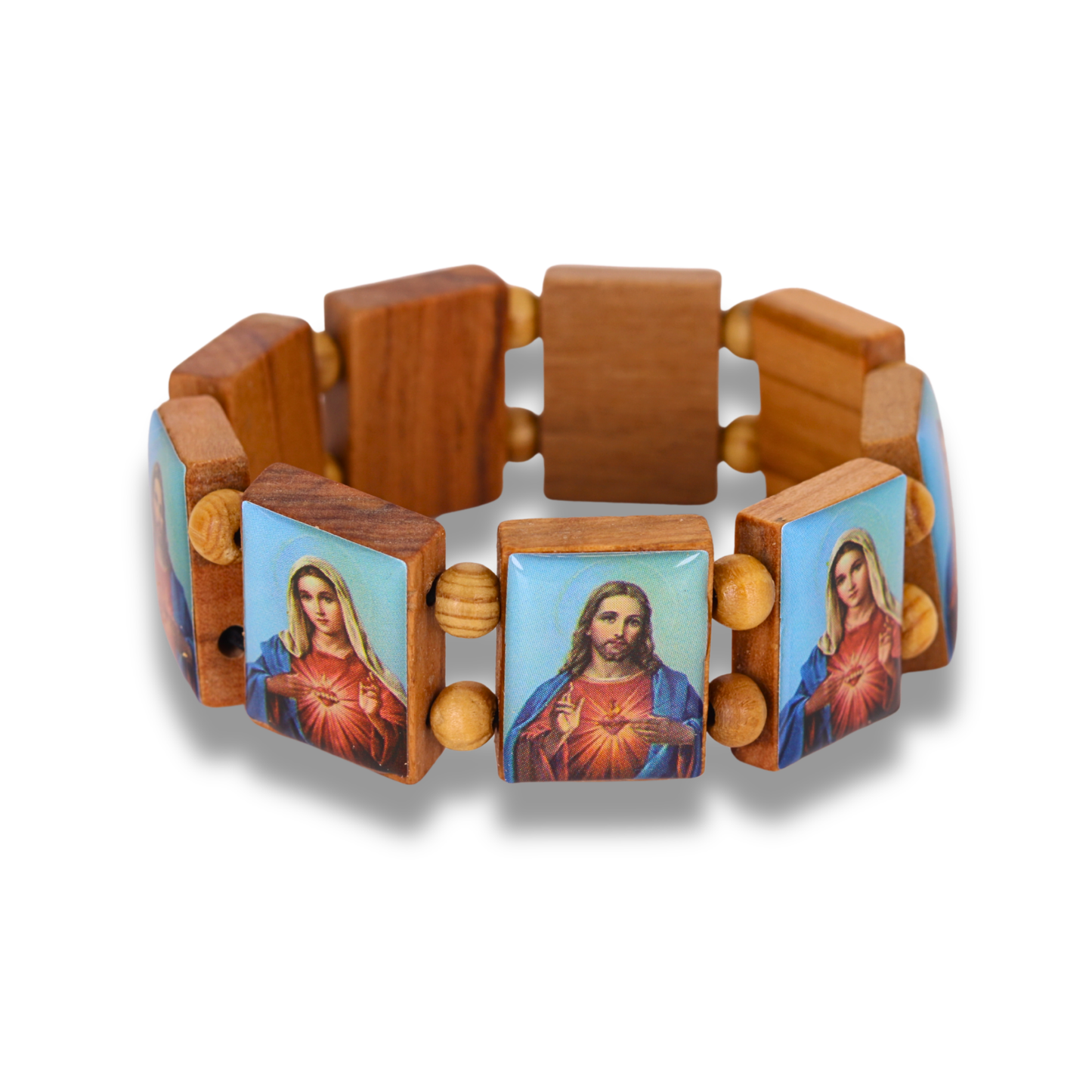 Olive Wood Icon Bracelet
