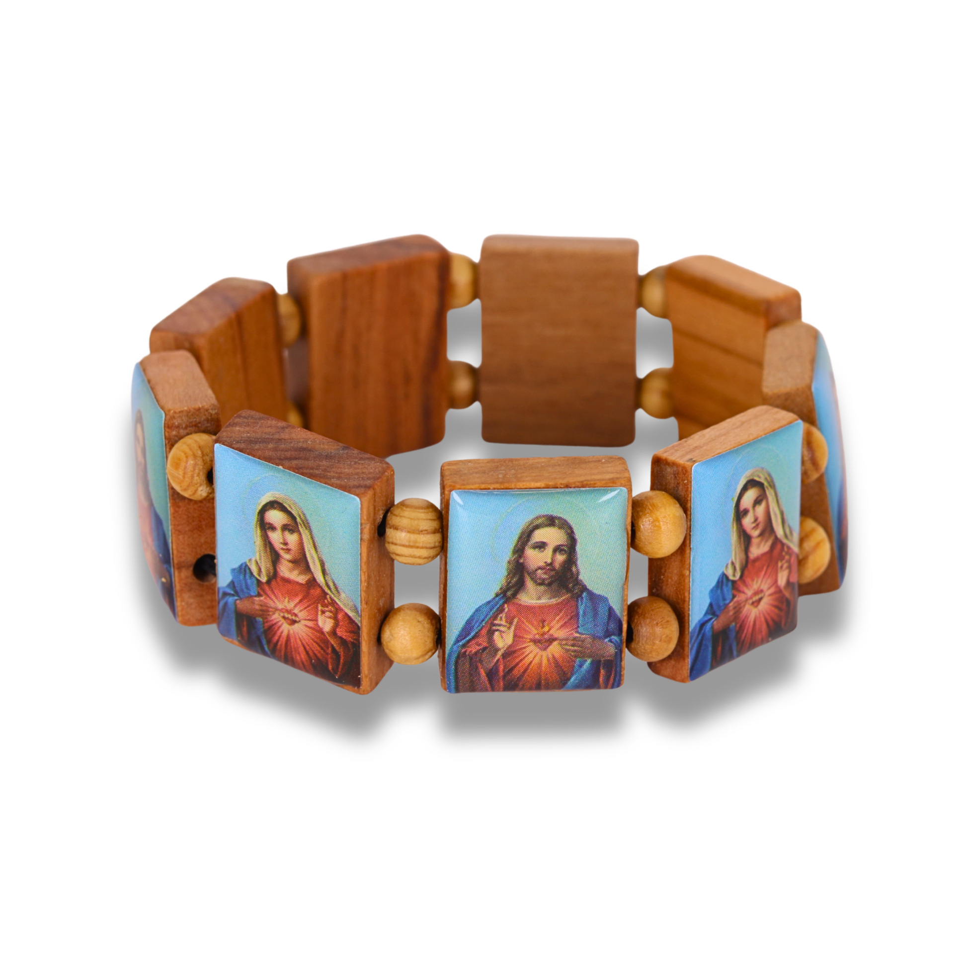 Olive Wood Icon Bracelet