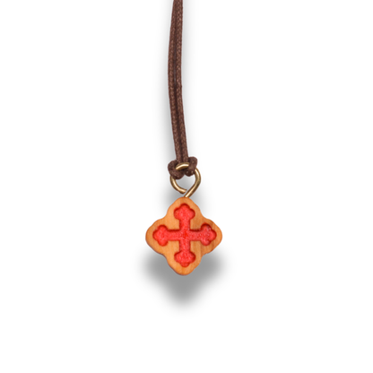 Passion Olive Wood Cross Necklace