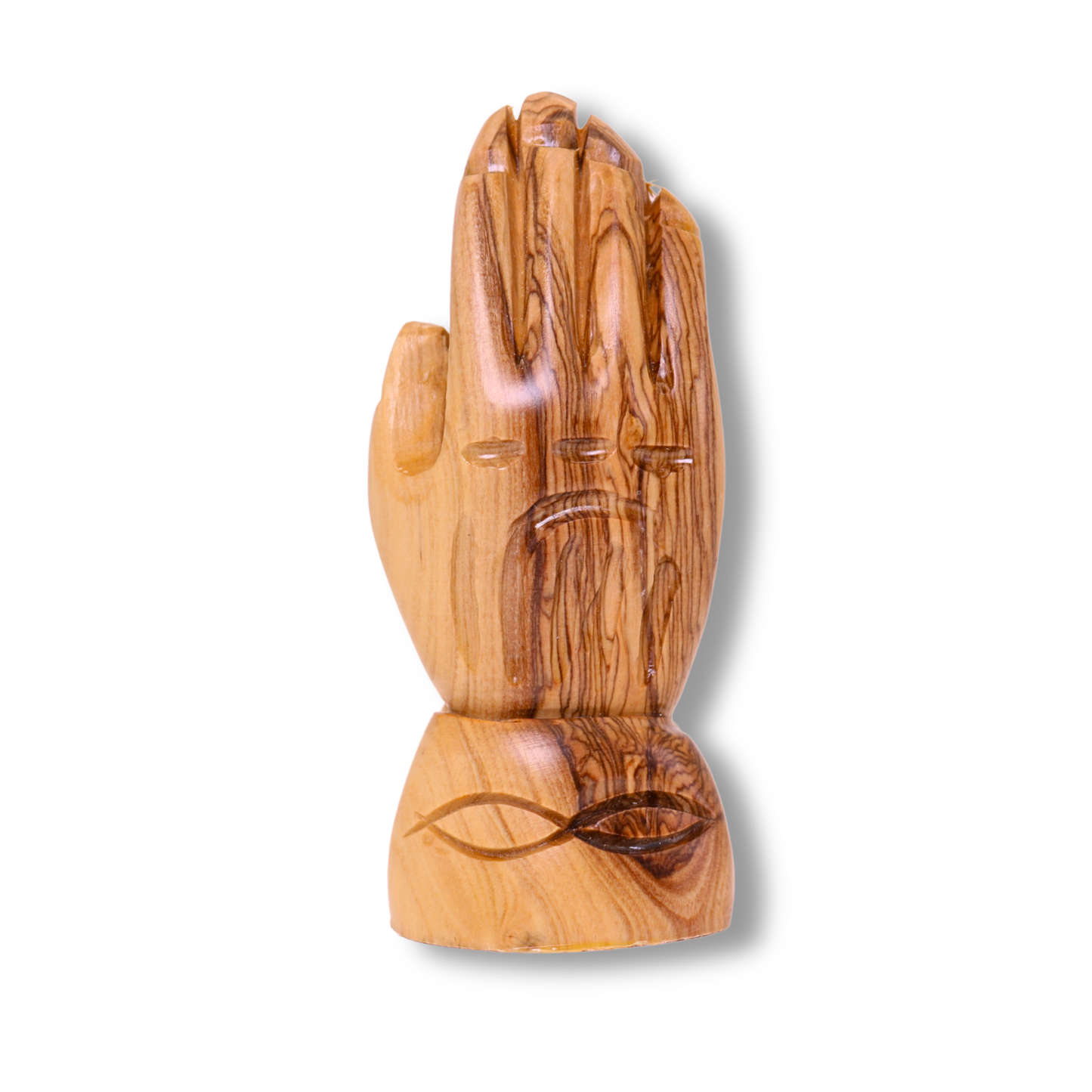 Olive Wood Praying Hands Statue