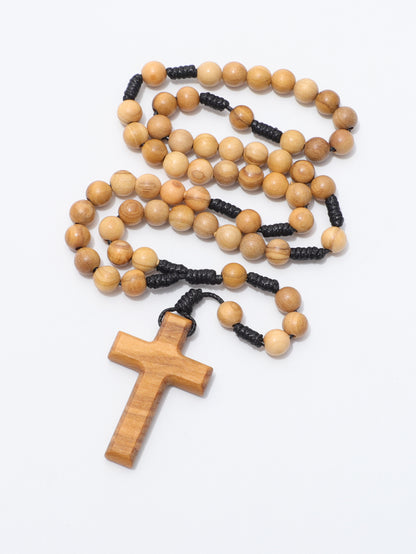 Classic Olive Wood Five-Decade Rosary