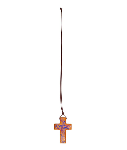 Handcrafted Sea of Galilee Faith Cross Pendant