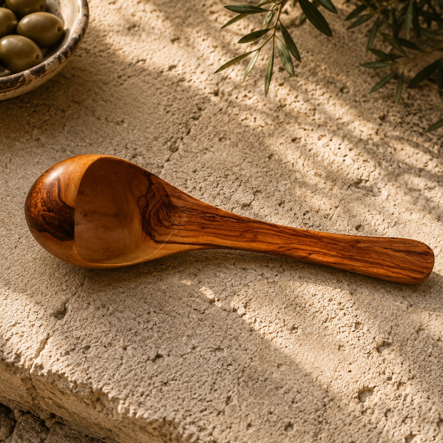 Olive Wood Serving Ladle