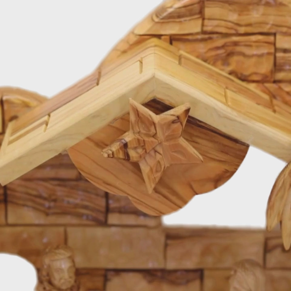 Classic Bethlehem Musical Nativity Scene