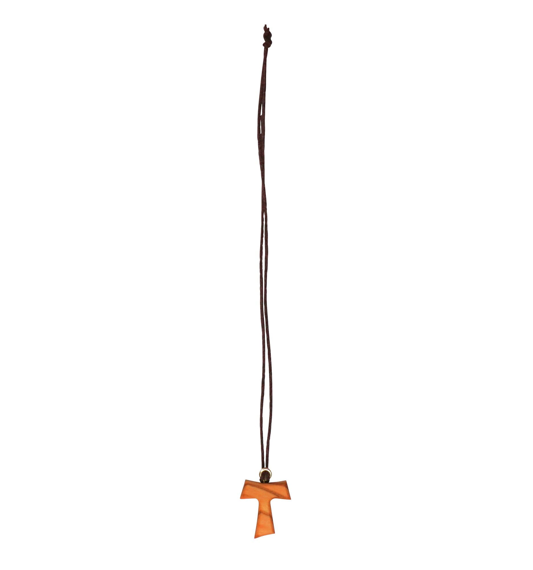 Franciscan Tau Cross Necklace Full Length