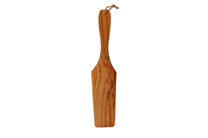 Olive Wood Cooking Turner Front