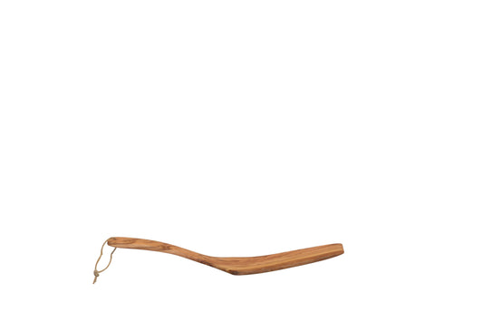 Olive Wood Cooking Turner Side