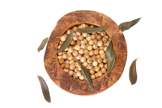 Round Olive wood beads Main