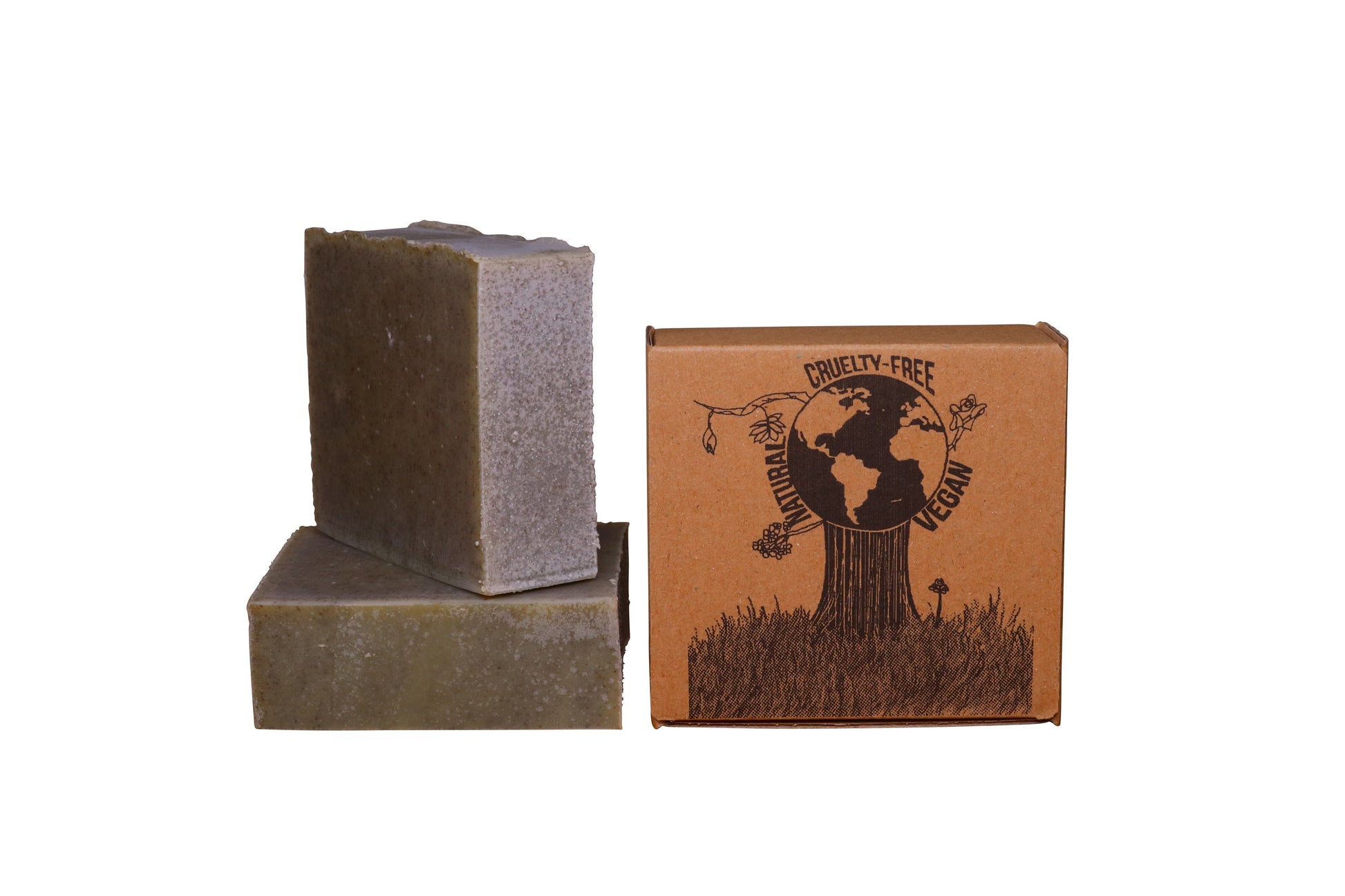 NazarethFairTrade Dead Sea Mud Bar Soap, Vegan, Palm Oil Free, Handmade All Natural Black Bath Soap For Women & Men, Essential Oil Scented - NazarethFairTrade