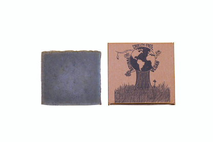 NazarethFairTrade Dead Sea Mud Bar Soap, Vegan, Palm Oil Free, Handmade All Natural Black Bath Soap For Women & Men, Essential Oil Scented - NazarethFairTrade